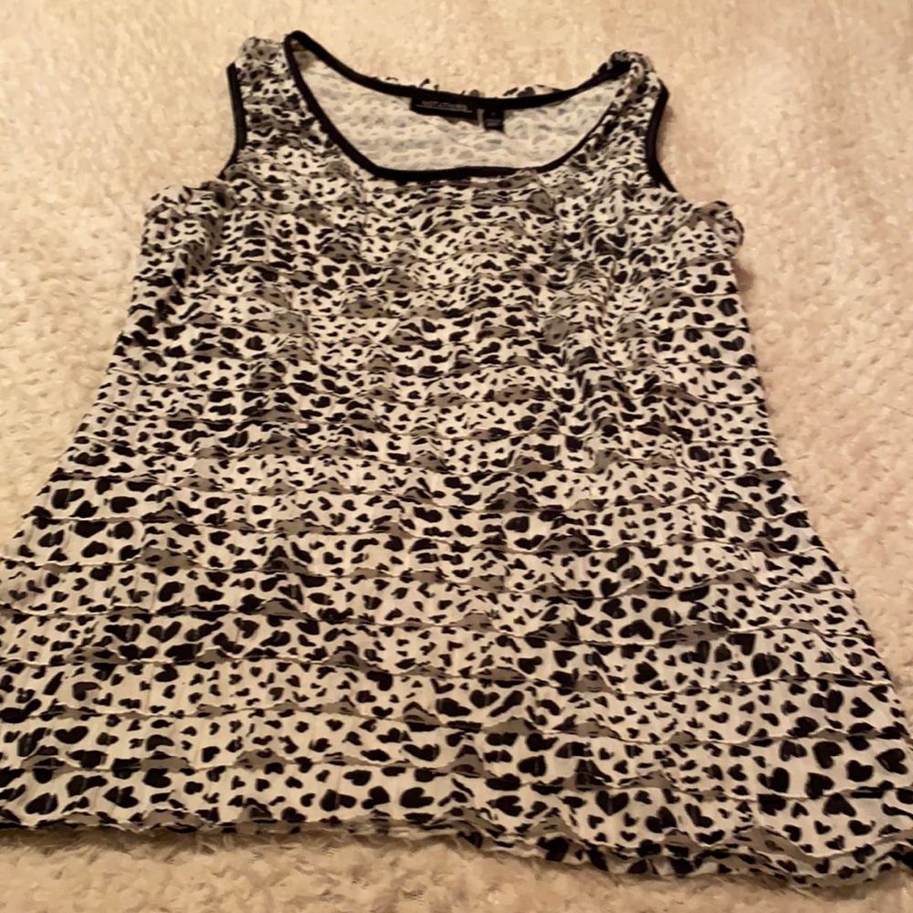 Notations Ruffle Tank Size S - Picture 1 of 3